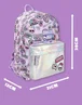 Monster High Kids Purple Holographic Pocket Backpack - One Size Image 2