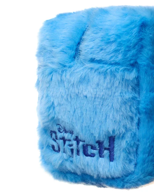 Disney Womens Blue Stitch Character Face Makeup Bag & Mirror - One Size Image 4