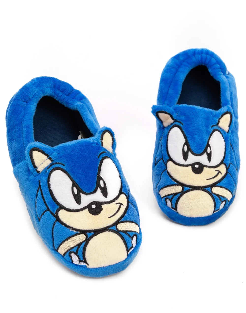 Sonic The Hedgehog Boys Blue 3D Slippers (9 Younger - 2.5 Older) - Size 2.5 Infants Footwear Image 1