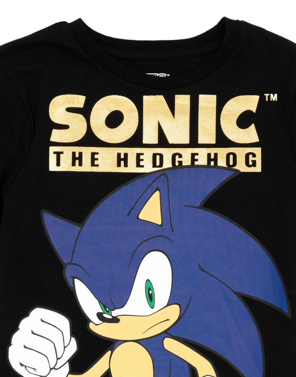 Sonic The Hedgehog Boys Black Japanese Text Print T-Shirt (3 - 14 Years) - 8-9 yrs Image 4