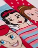 Vanilla Underground Disney Princess Kids Multicoloured 5 Pack Calf Socks - Size 6-8 Image 4