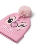 Disney Kids Angel Character Face Beanie & Gloves Pink Set - One Size Image 5