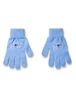 Disney Kids Stitch Character Face Beanie & Gloves Blue Set - One Size Image 2