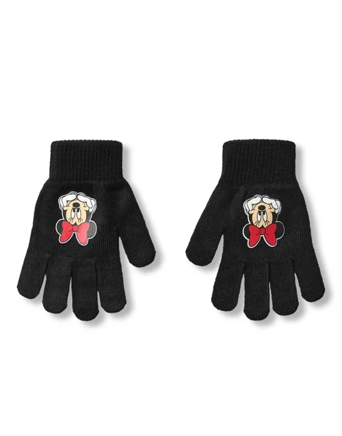 Disney Kids Multicoloured Minnie Mouse Beanie & Gloves Set - One Size Image 2