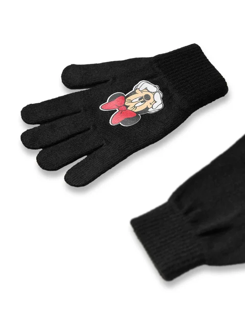 Disney Kids Multicoloured Minnie Mouse Beanie & Gloves Set - One Size Image 4
