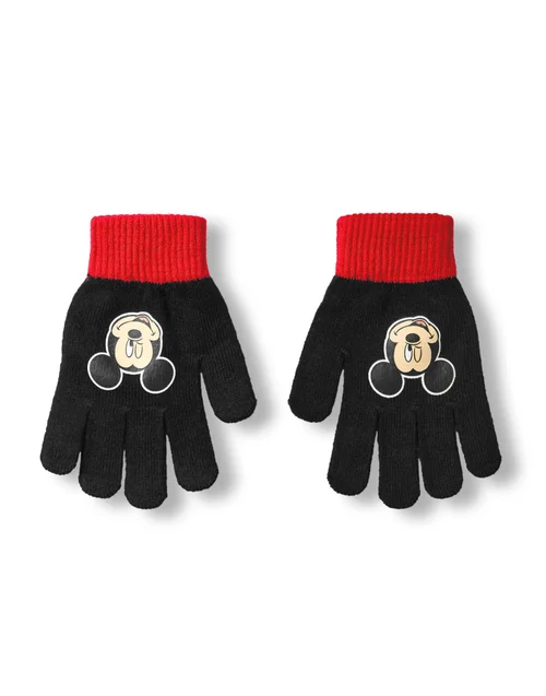 Disney Kids Multicoloured Mickey Mouse Beanie & Gloves Set - One Size Image 2