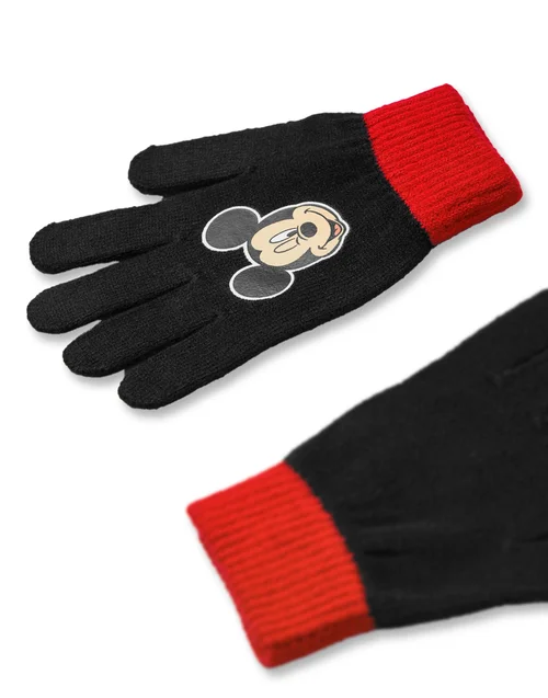 Disney Kids Multicoloured Mickey Mouse Beanie & Gloves Set - One Size Image 4