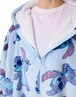 Vanilla Underground Disney Adults Stitch Character Zip Through Blanket Blue Hoodie - One Size Image 3