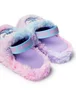 Vanilla Underground Disney Adults Multicoloured Fluffy Ombre Stitch Character Slider Slippers - Size 7-8 Image 5