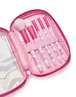 Vanilla Underground Barbie Adults Retro Stripe Makeup Brush Pink Set - One Size Image 4