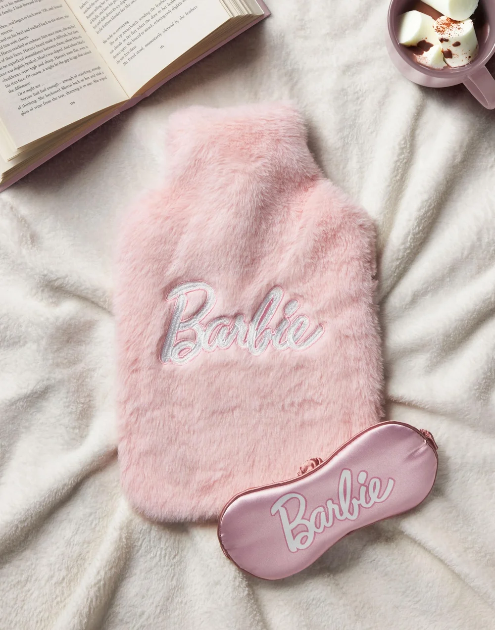 Vanilla Underground Barbie Adults Hot Water Bottle With Eye Pink Mask - One Size Image 2