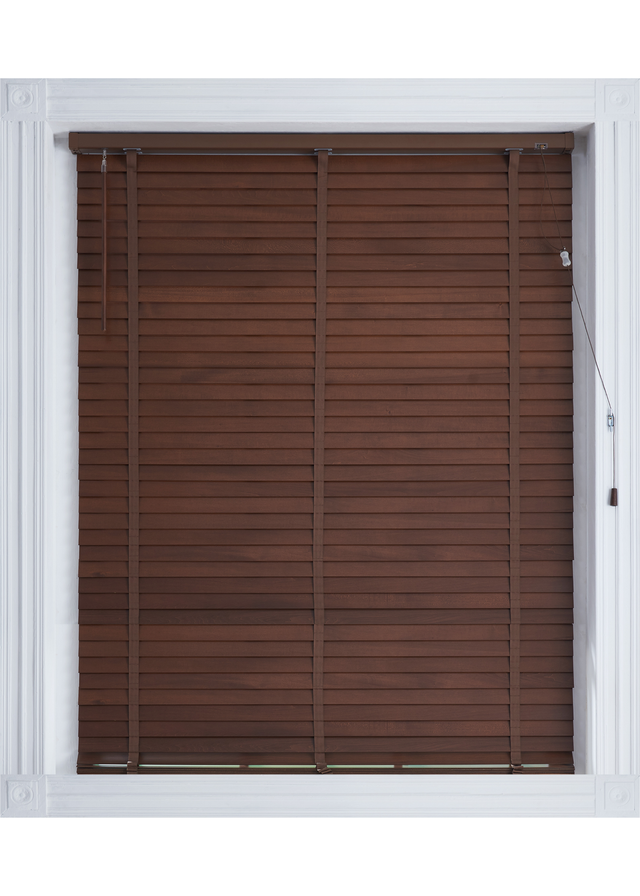 Little Black Book Walnut FSC Wood Venetian (50mm)