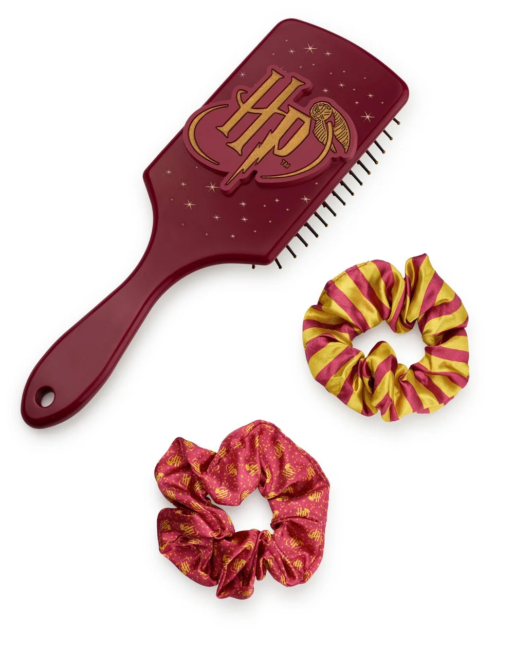 Harry Potter Womens Multicoloured Logo Hair Brush & Scrunchie Set - One Size Image 1