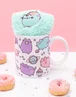 Pusheen Womens Green Multi Character Mug & Sock Gift Set - One Size Image 2