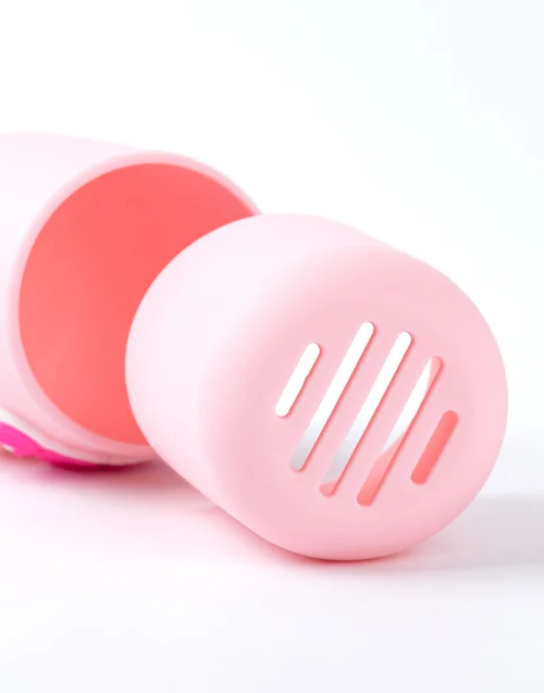 Vanilla Underground Barbie Adults Retro Stripe Beauty Pink Blender - One Size Image 2