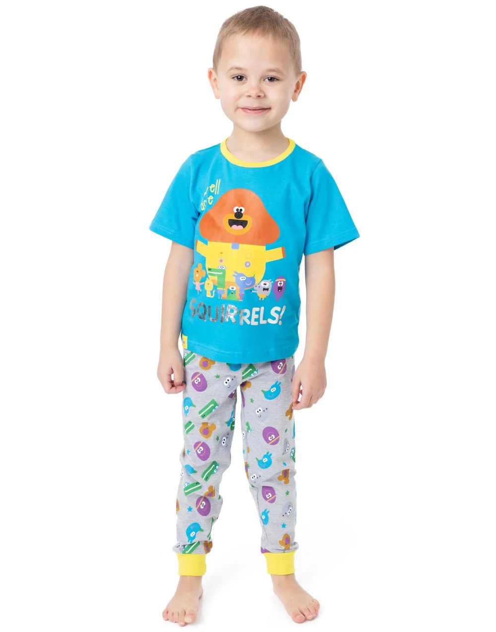 Vanilla Underground Hey Duggee Kids Character Placement & Blue PJs - Age 3-4 Years Image 1