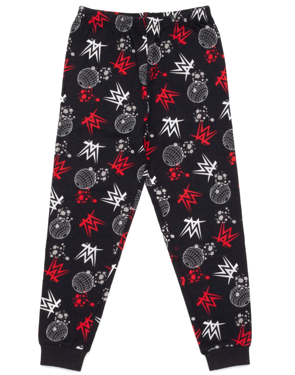 Vanilla Underground WWE Kids Wrestlers Photographic Print Grey PJs - Age 10-11 Years Image 5