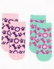 Paw Patrol Girls Pink Calf Socks Set Of 5 (Younger 3-12) - Size 6-8.5 Image 4