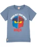 Lego Boys Blue Ninja Warrior Placement Print Short Sleeved T-Shirt (2 - 9 Years) - Age 7-8 Years Image 1