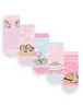 Pusheen Girls Multicoloured Calf Socks Set Of 5 (12.5 Younger - 6.5 Older) - Size 4-6.5 Image 1