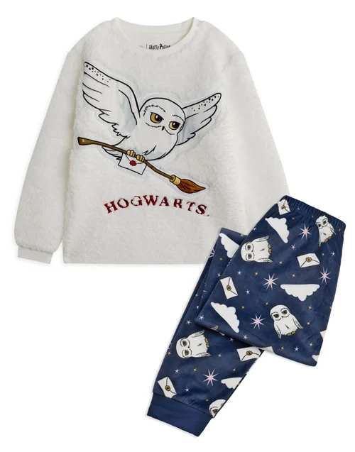 Vanilla Underground Harry Potter Kids Multicoloured Hedwig PJs - Age 7-8 Years Image 1
