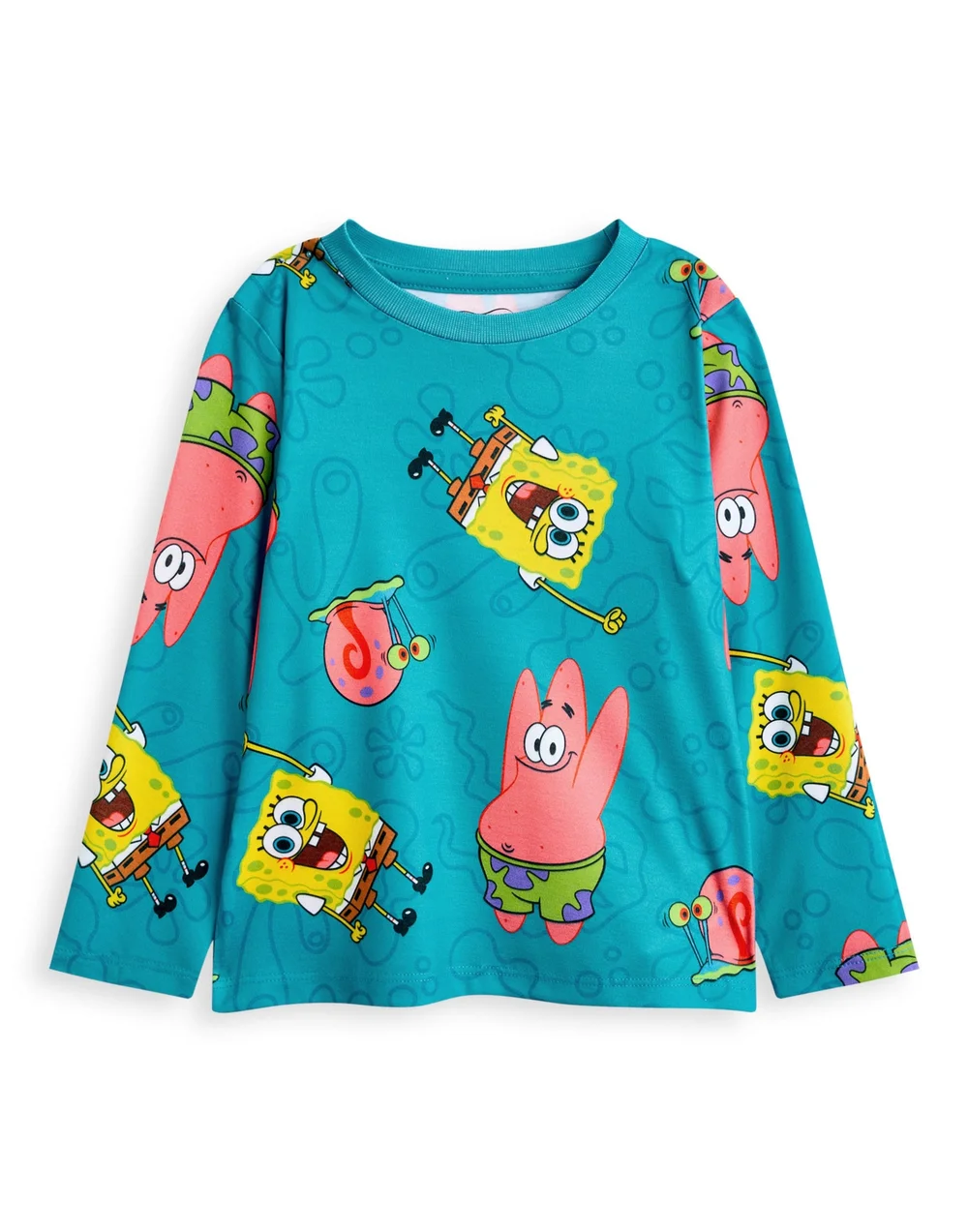SpongeBob SquarePants Kids Multicoloured Pack Of 2 Pyjama Set (3 - 14 Years) - Age 5-6 Years Image 2