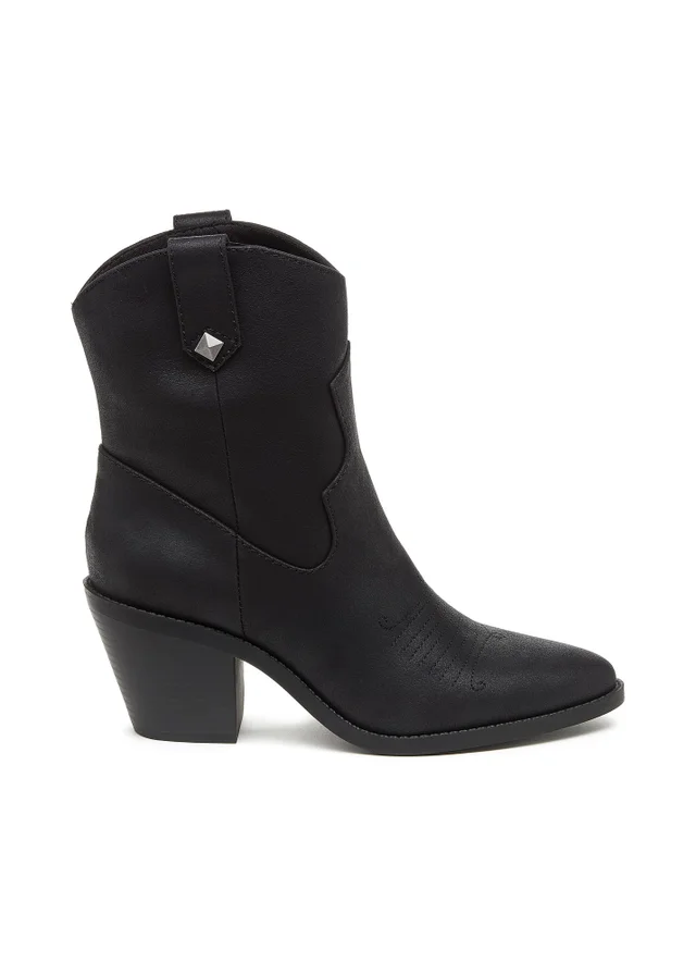 Rocket Dog Black Feather Ankle Boots