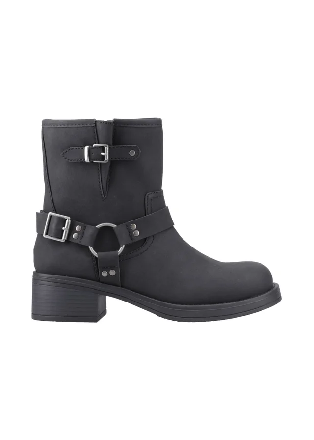 Rocket Dog Black Nino Mid Biker Boots