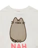 Pusheen Womens Cream Pusheen The Cat Pyjama Set - Medium Image 5