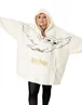 Vanilla Underground Harry Potter Adults Hedwig Blanket Beige Hoodie - One Size Image 1