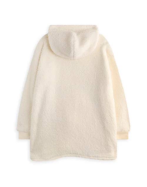 Vanilla Underground Harry Potter Adults Hedwig Blanket Beige Hoodie - One Size Image 4