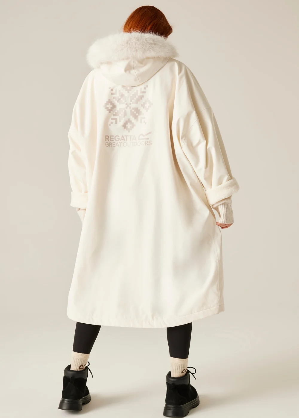 Regatta White Changing Robe - S/M Image 2