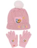 Vanilla Underground Paw Patrol Kids Beanie and Scarf Pink Set - One Size Image 1