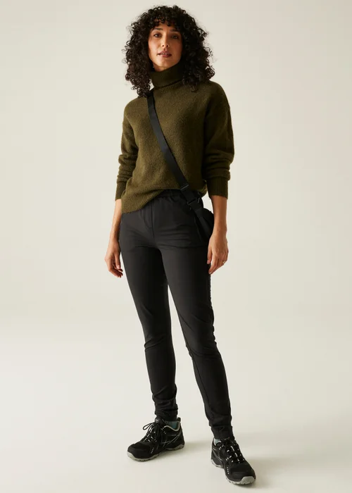 Regatta Black Pentre II Stretch Trousers - Size 20 Short Image 1