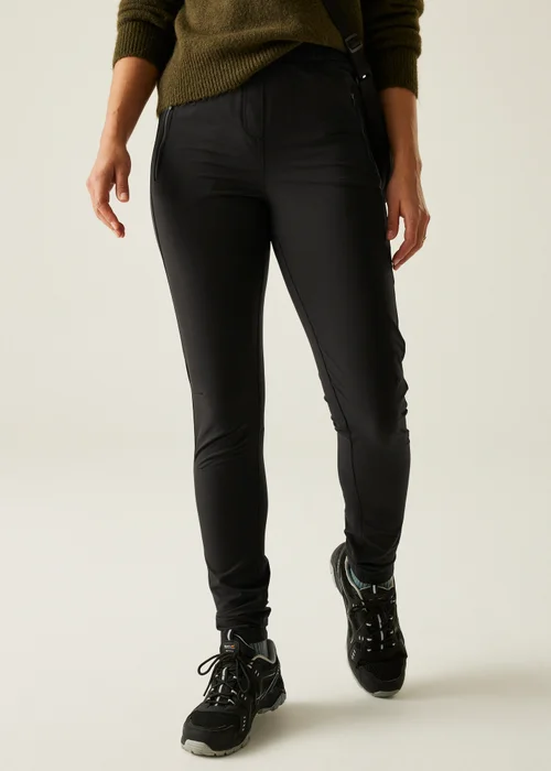 Regatta Black Pentre II Stretch Trousers - Size 20 Short Image 3