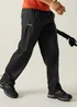 Regatta Kids Pack It Black Waterproof Breathable Isolite Overtrousers - XS Image 5