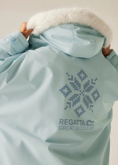 Regatta Pastel Blue Changing Robe - XS-S Image 4