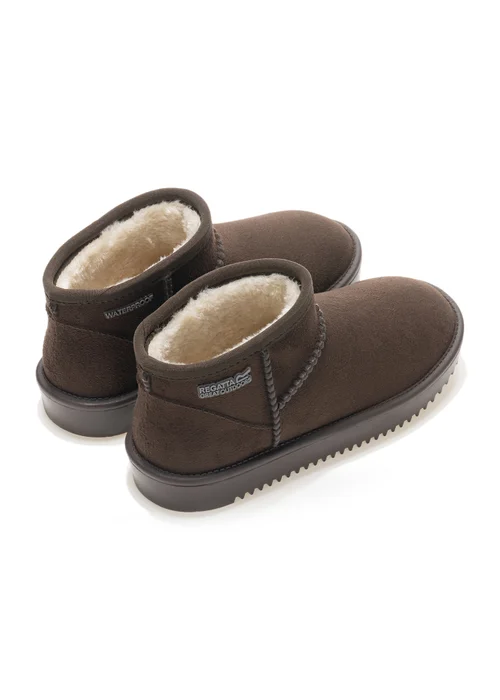 Regatta Chocolate Kids' Risley Short Waterproof Boots (Younger 8 - Older 3) - Size 7 Infants Footwear Image 2