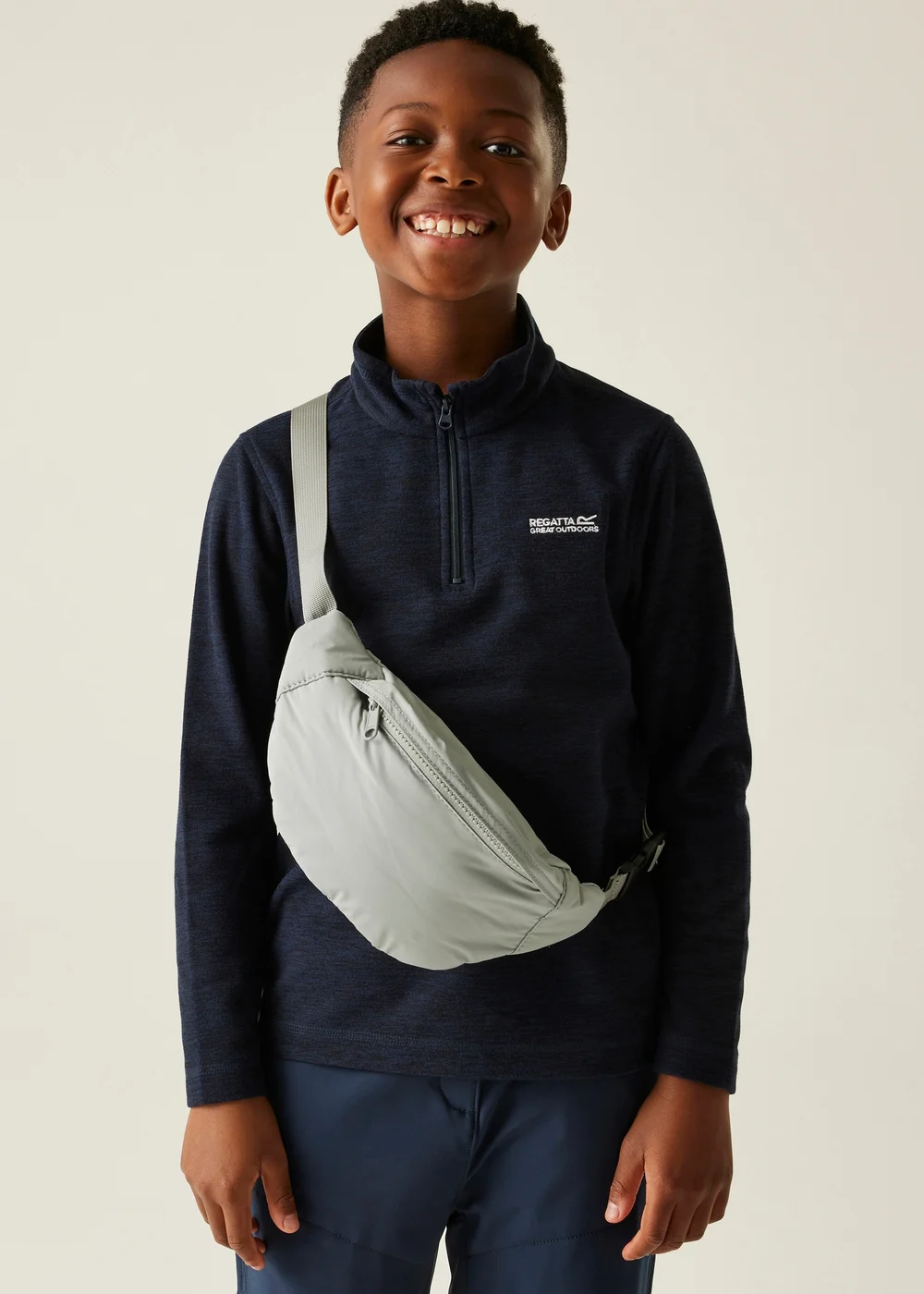 Regatta Ink Kids' Hot Shot Marl Durable Fleece (3-16yrs) - Age 3-4 Years Image 1