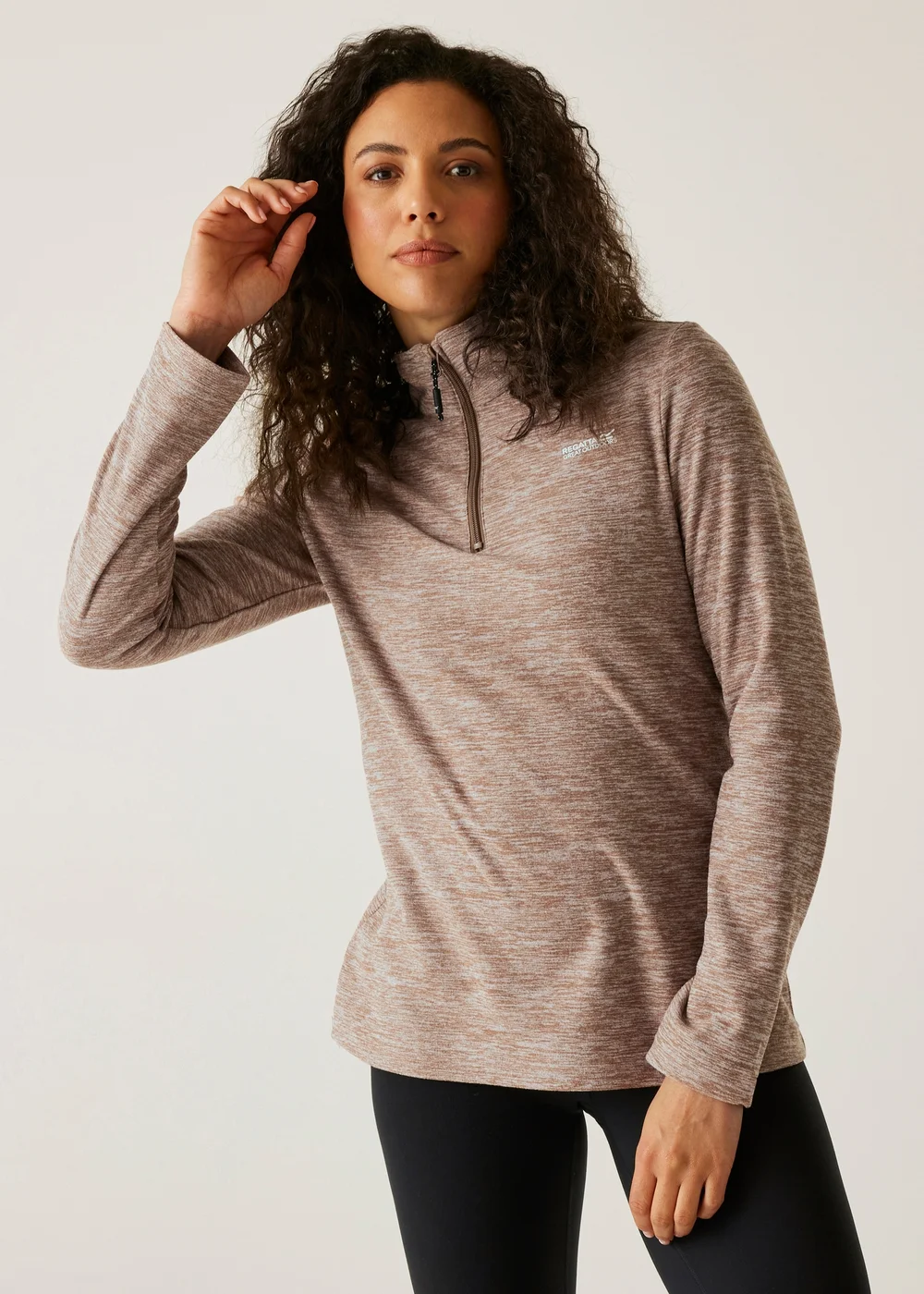 Regatta Mocha Women's Sweethart Marl Anti-Pill Fleece - 20 Image 1