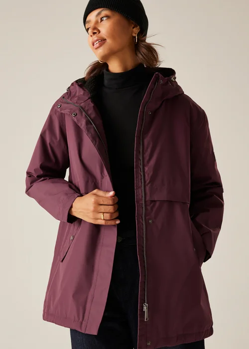 Regatta Aubergine Brielly Waterproof Jacket - 22 Image 4