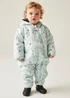 Dare2B Grey/Blue Kids' Bambino II Showerproof Waterproof Insulated Snowsuit (0-72 months) - 24 - 36 MONTHS Image 1
