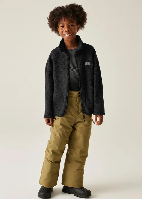 Dare2B Black Kids' Zesty II Stretch Fleece (3-16yrs) - Age 3-4 Years Image 3
