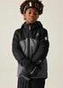 Dare2B Black/Grey Kids' Impose V Waterproof Insulated Jacket (3-16yrs) - Age 5-6 Years Image 1