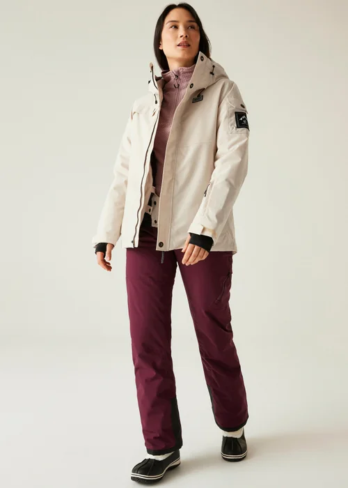 Dare 2b Light Grey Ski Life Waterproof Jacket - 16 Image 3