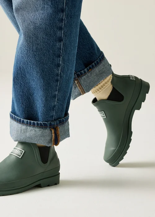 Regatta Dark Green Harper EVA Cushioned Wellies - Size 3 Image 2