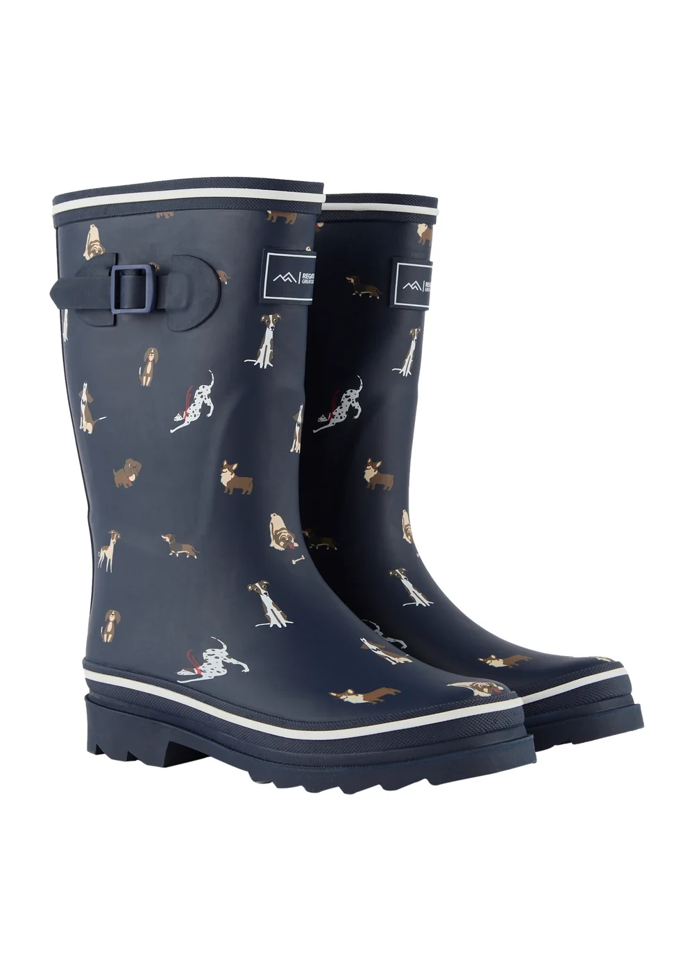 Regatta Ink Dogs Amelia Waterproof Wellies - Size 7 Image 2