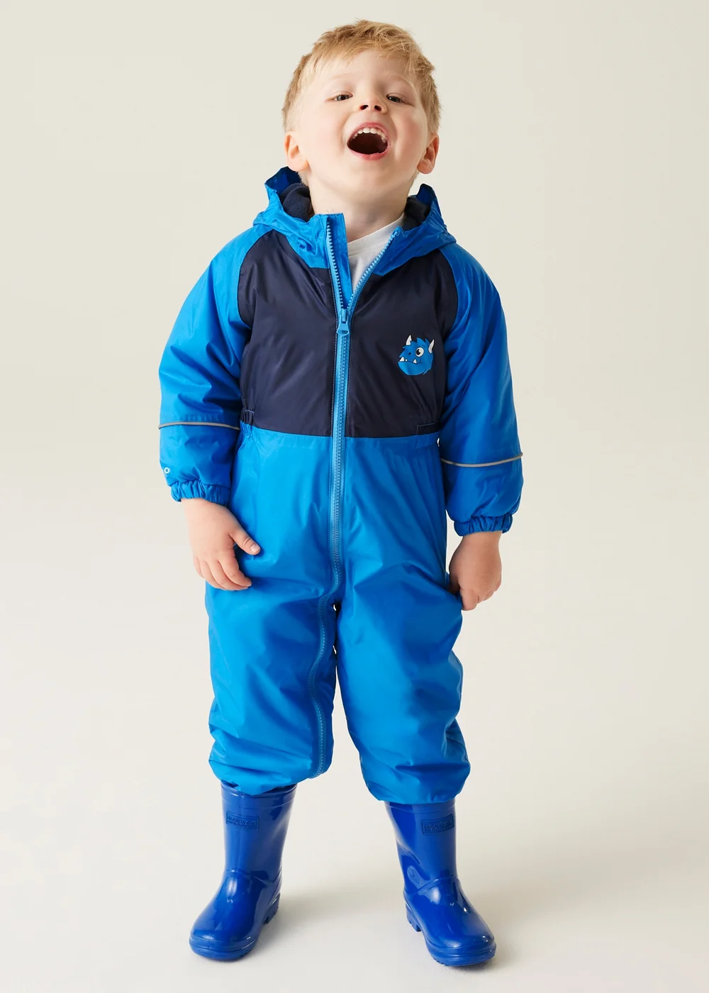 Regatta Marine Kids' Mudplay III Breathable All in 1 (6-72 months) - 6-12 months Image 1
