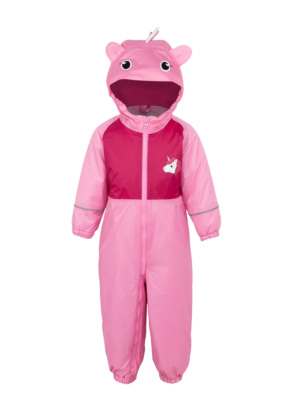 Regatta Pink Multi Kids' Mudplay III Breathable All in 1 (6-72 months) - 36 - 48 months Image 2