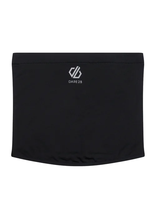 Dare2B Black Kids' Frequent Neck Antibacterial Gaiter (3-16yrs) - One Size Image 2